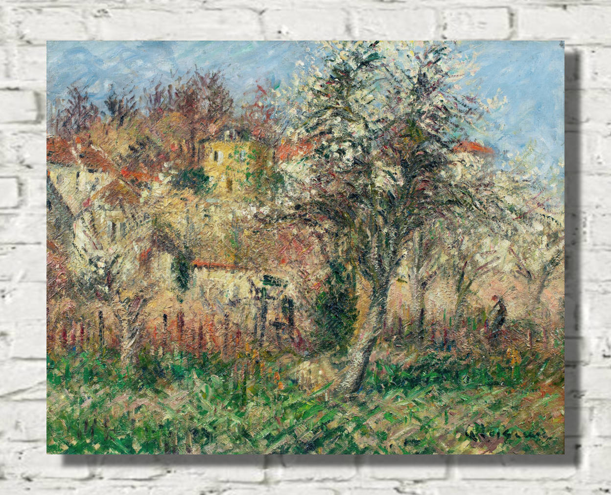 Gustave Loiseau Print, Landscape, area around Pont-Aven