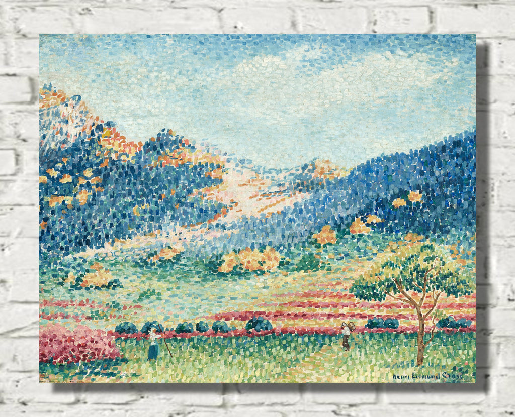 Paysage avec les petites montagnes mauresques by Henri-Edmond Cross