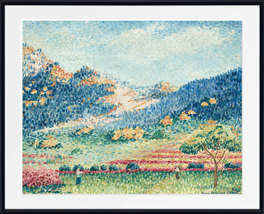 Paysage avec les petites montagnes mauresques by Henri-Edmond Cross