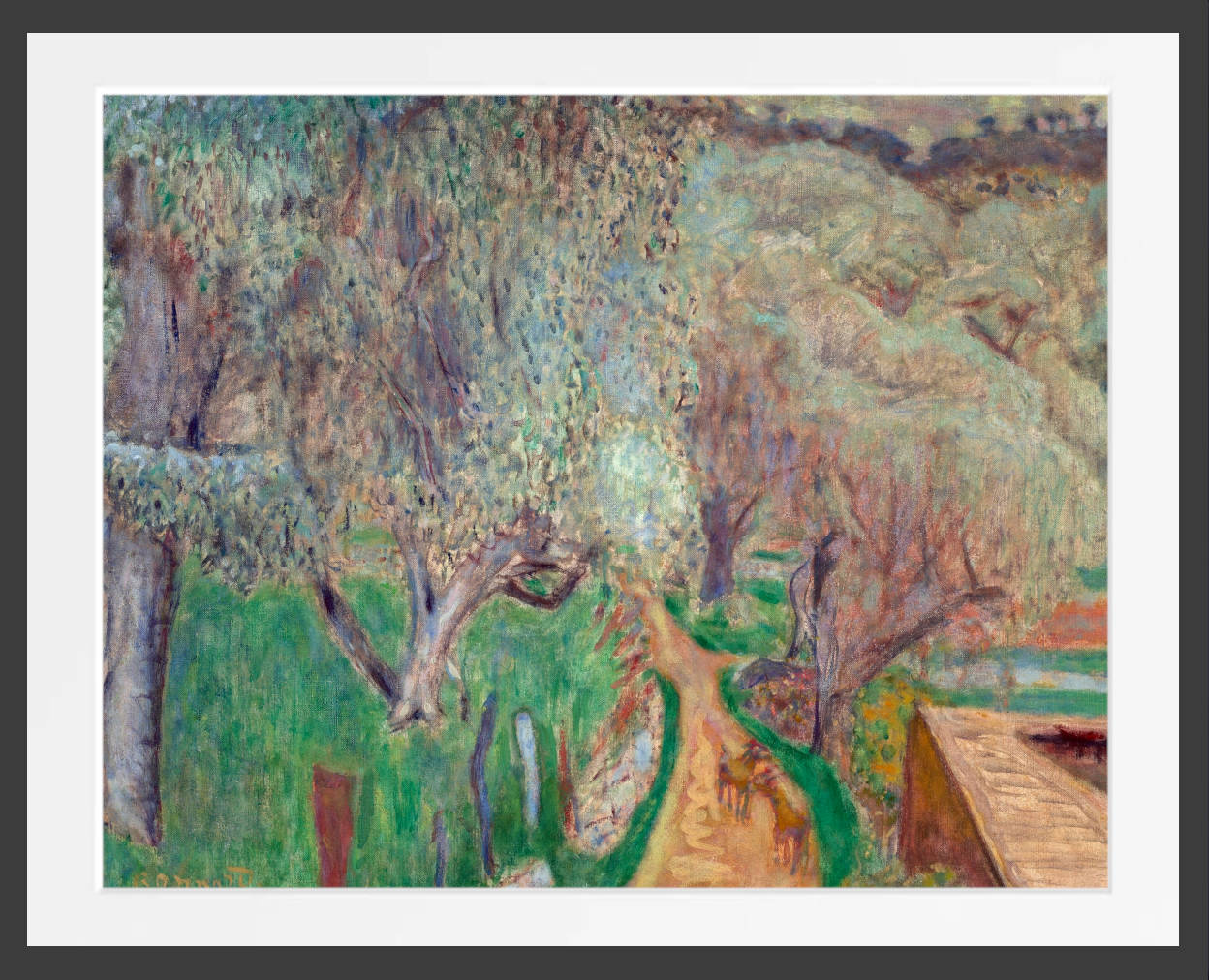 Pierre Bonnard – Bright Landscape or Olive Trees at Cagnes (1922)