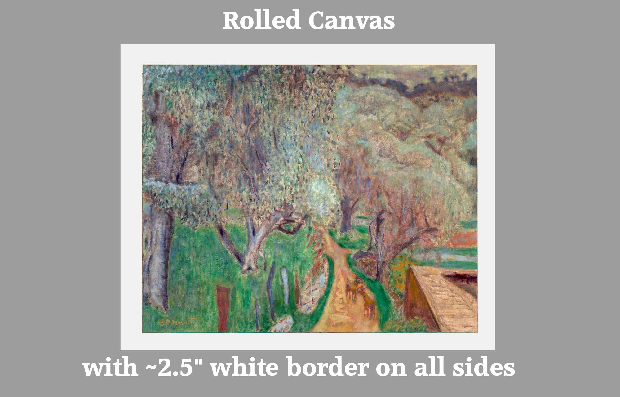 Pierre Bonnard – Bright Landscape or Olive Trees at Cagnes (1922)