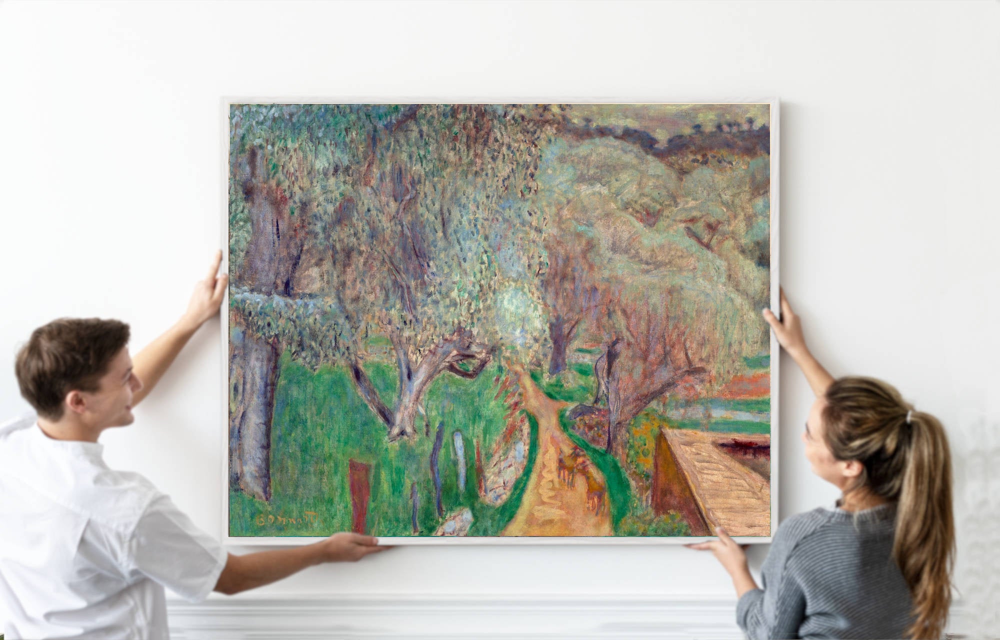 Pierre Bonnard – Bright Landscape or Olive Trees at Cagnes (1922)