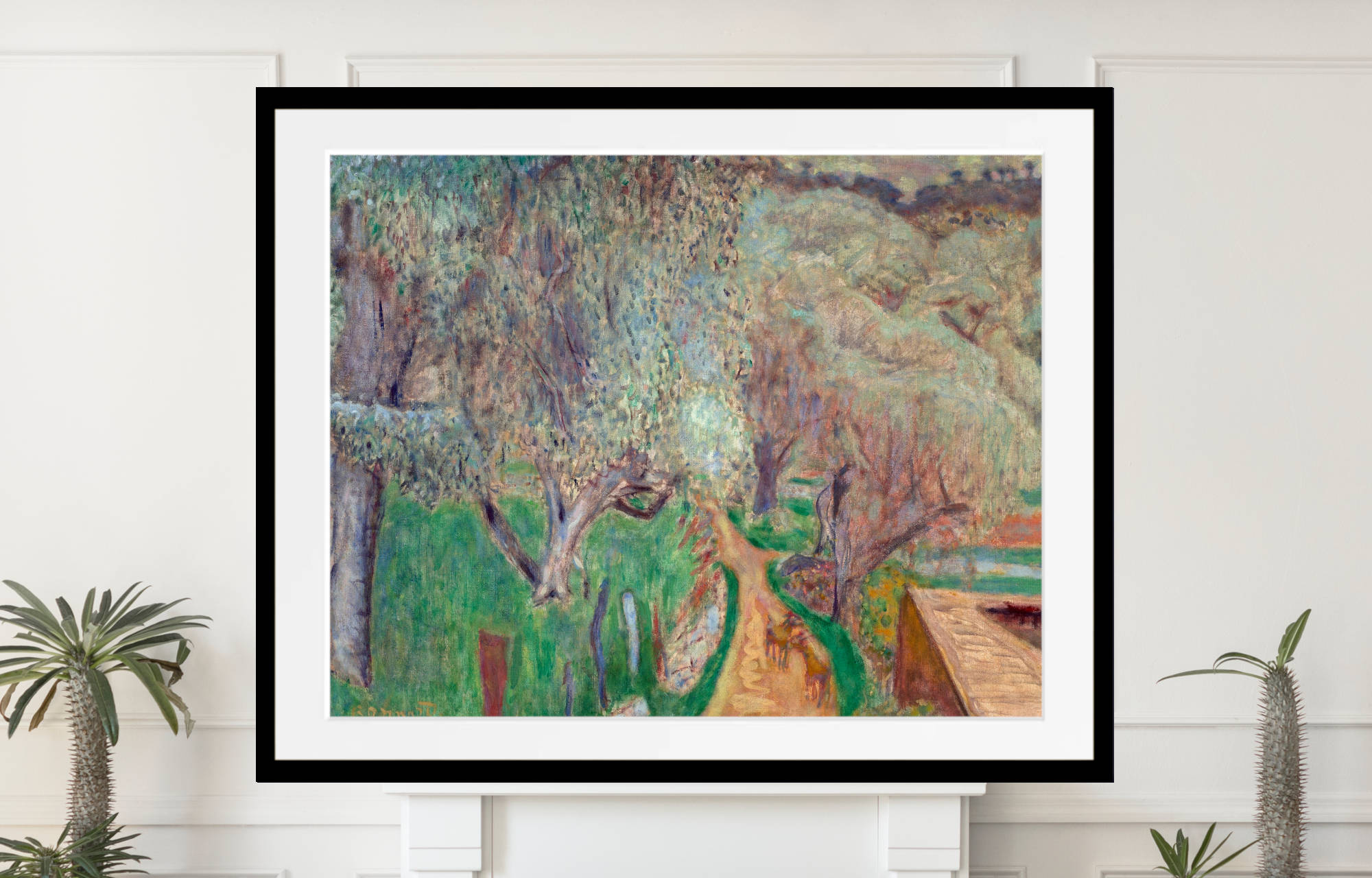 Pierre Bonnard – Bright Landscape or Olive Trees at Cagnes (1922)