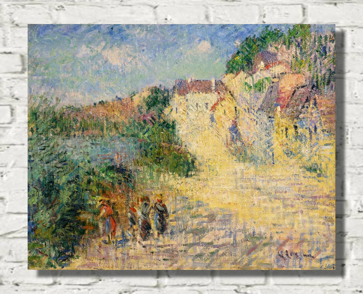 Gustave Loiseau Print, Dordogne landscape (1926)