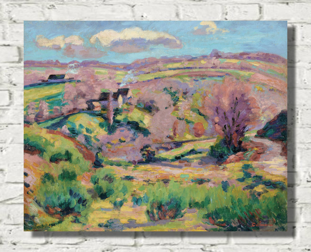 Paysage de la Creuse, au printemps (circa 1908), Armand Guillaumin