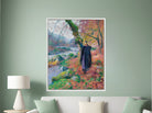 Peasant Woman By The River, Paul Madeline Print