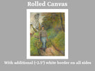Camille Pissarro Print, Peasant Woman Carrying Two Bundles of Hay (1883)