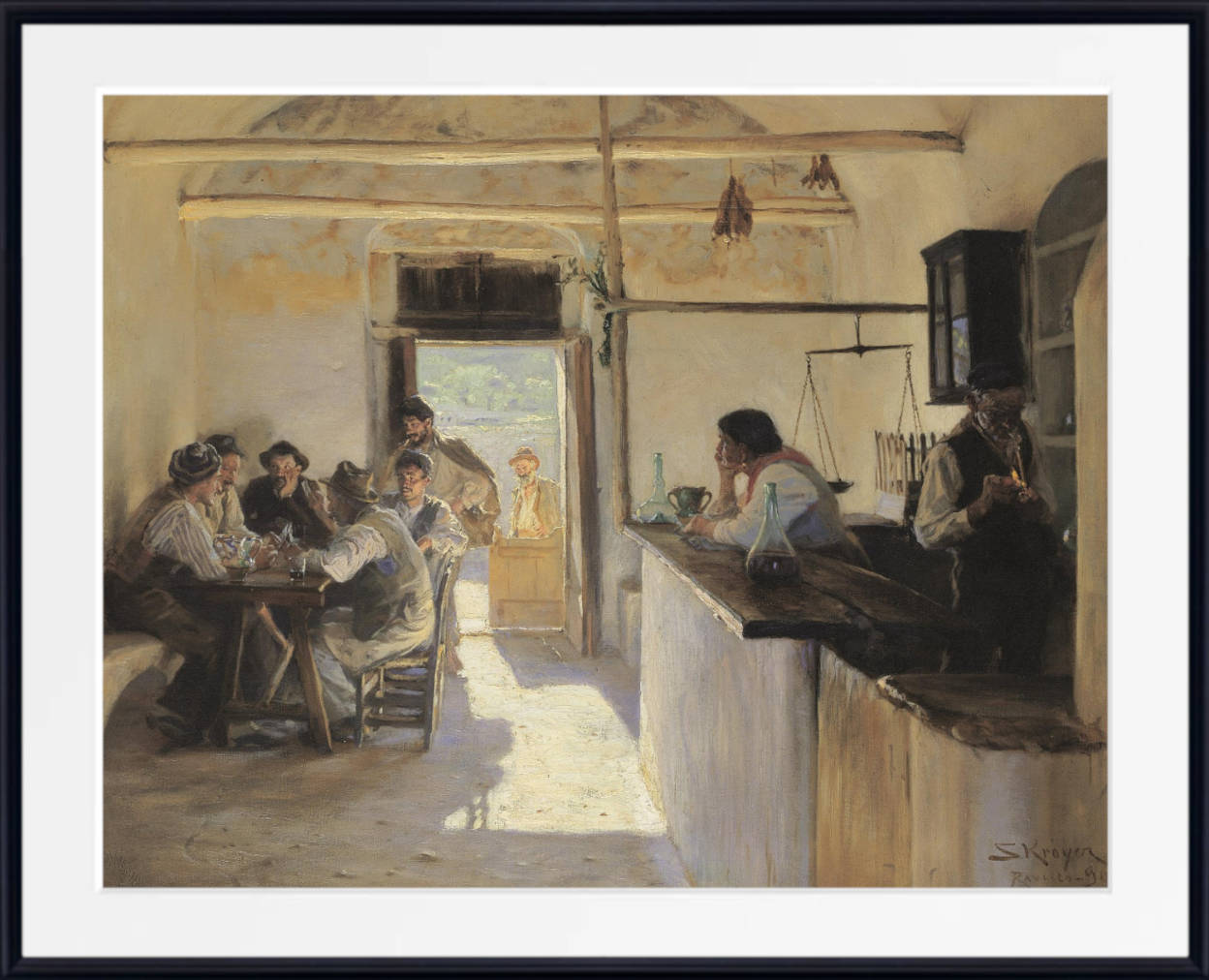 Osteria in Ravello, PS Krøyer Fine Art Print