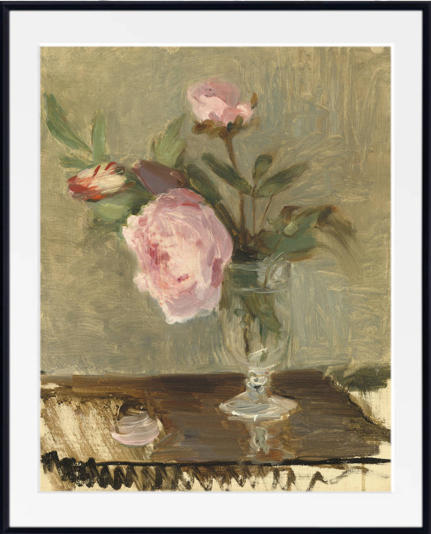 Berthe Morisot, French Fine Art Print : Peonies