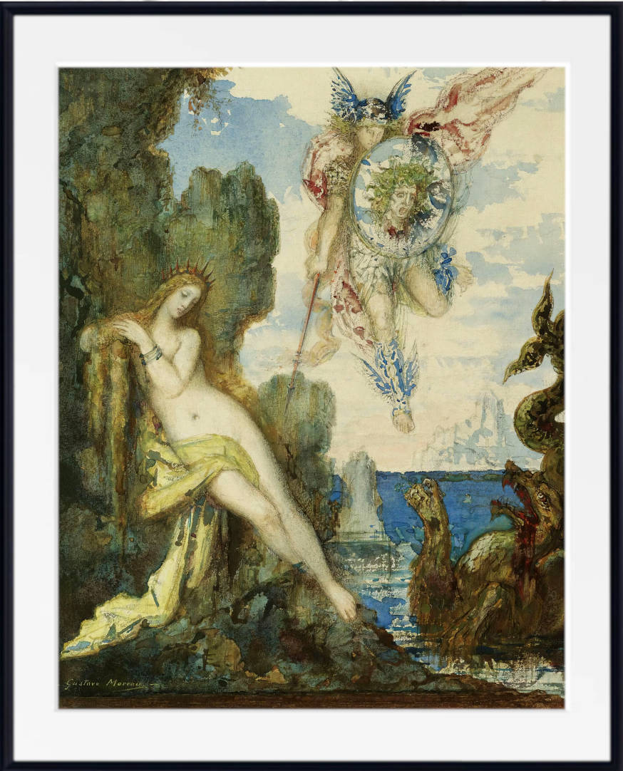 Gustave Moreau Print, Perseus and Andromeda