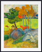 Paul Gauguin Print : Little Breton with Goose (1889)