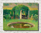 Henri Martin Print, Small pond near the southern arbor of Marquayrol