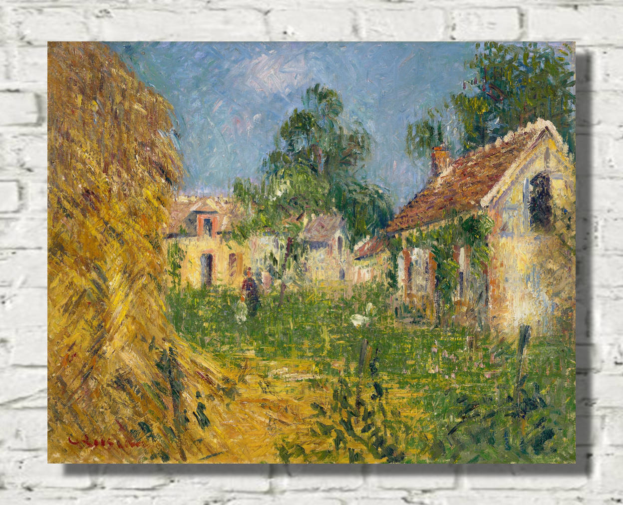 Gustave Loiseau Print, Small farm in Calvados (1929)