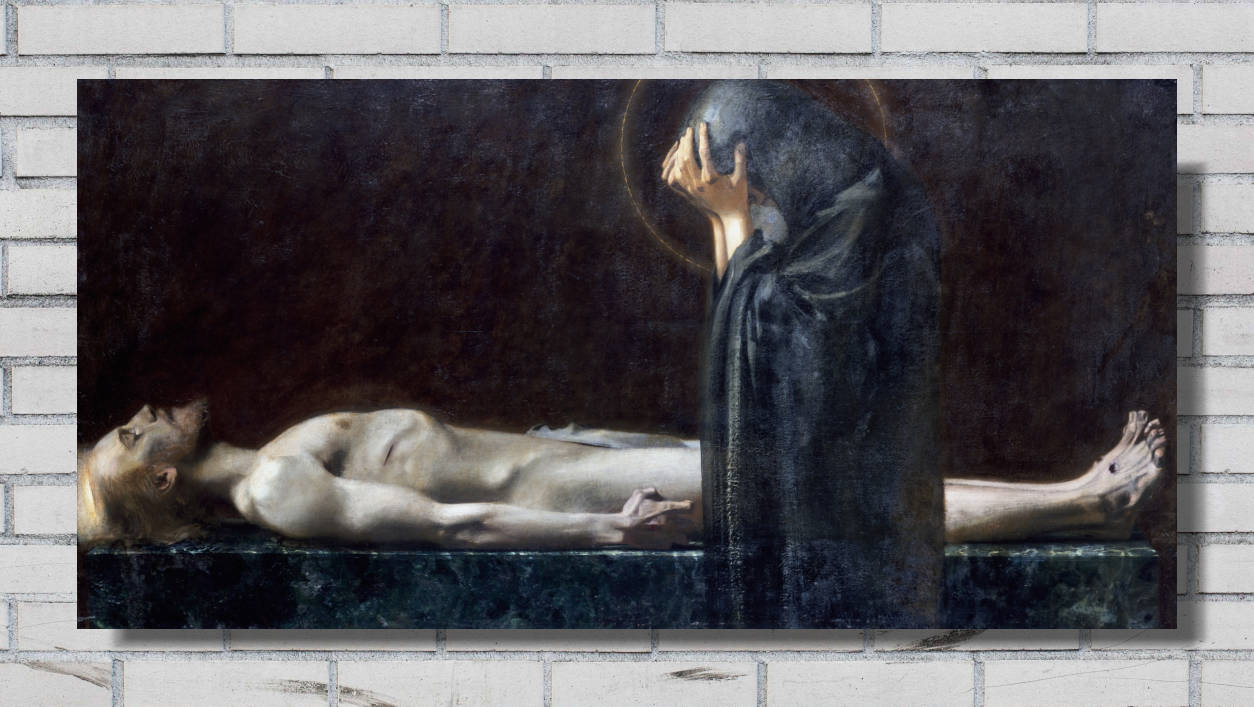 Franz Stuck Print, Pietà (1891)