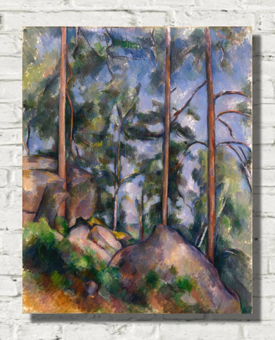 ARTCANVAS Forest 1890 by outlets Paul Cezanne Canvas Art Print