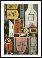 Joaquín Torres-García Print, Constructivist Abstract (1932)