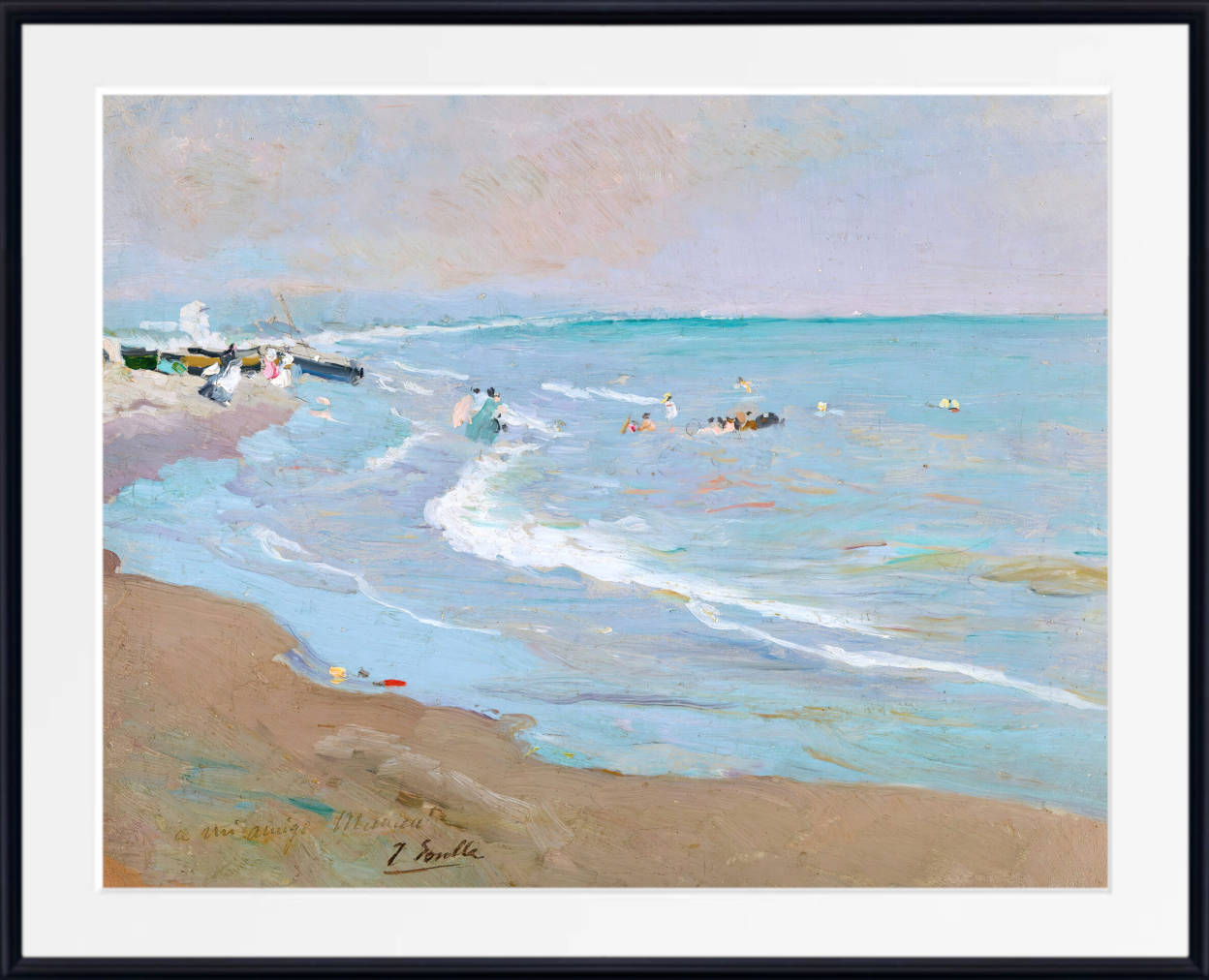 Joaquín Sorolla Print, Playa De Valencia