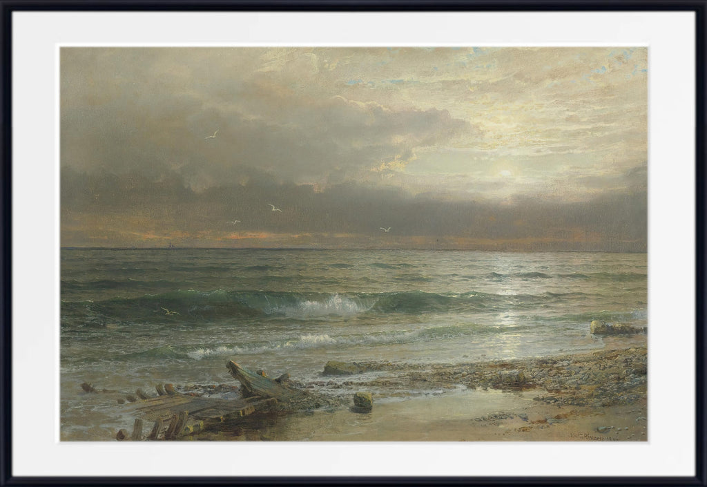 William Trost Richards, Point Judith, Rhode Island (1885)