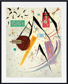 Geometric Abstract Art, Wassily Kandinsky Fine Art Print, Pointes Noires