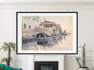 John Singer Sargent Print, Ponte Panada, Fondamenta Nuove, Venice (c. 1880)