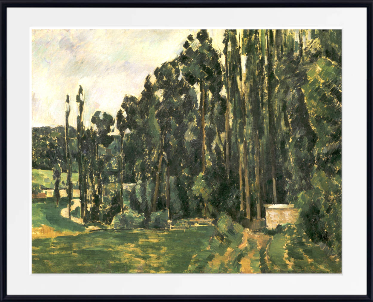 Paul Cézanne Print, Poplars (1879)