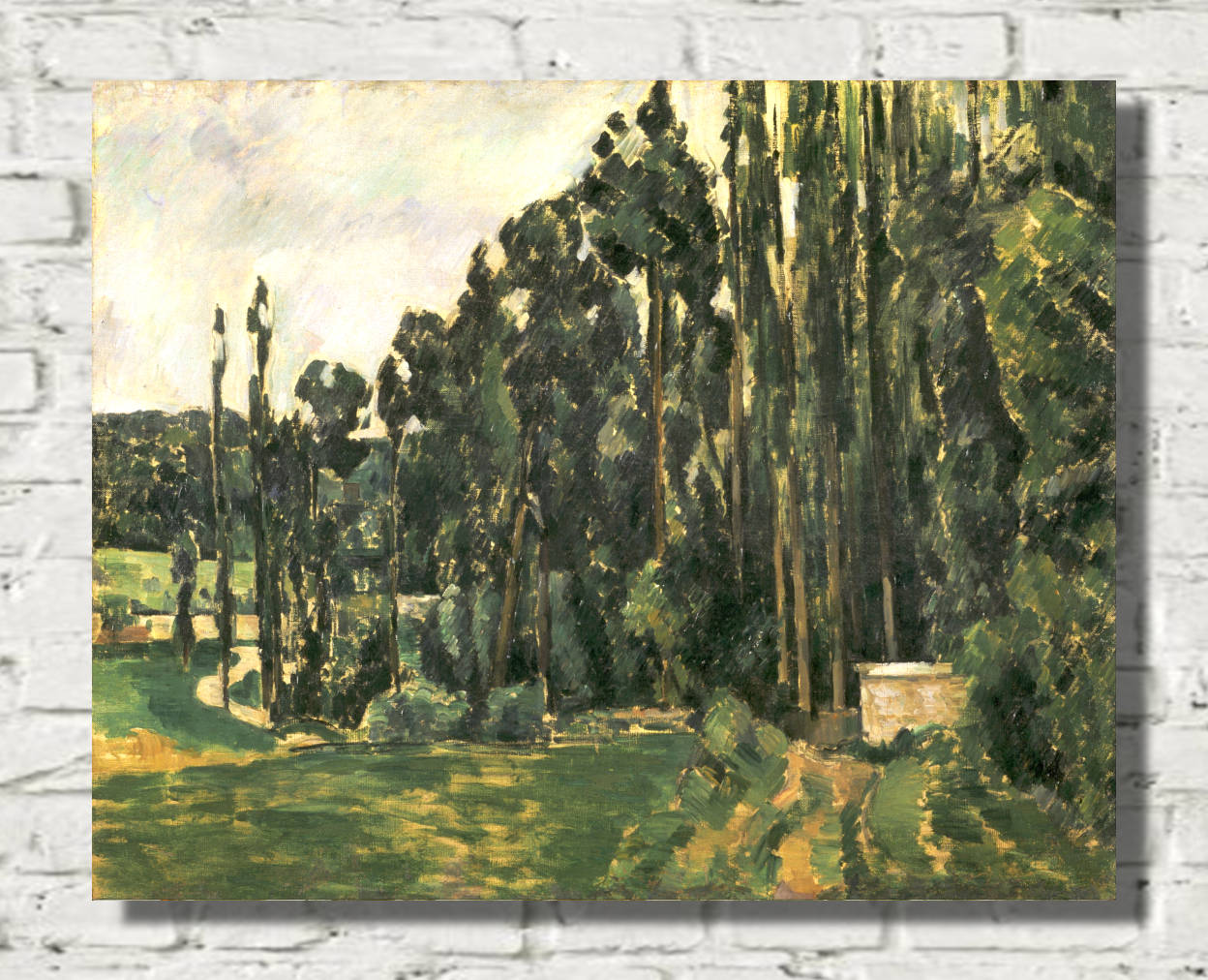 Paul Cézanne Print, Poplars (1879)