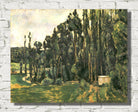 Paul Cézanne Print, Poplars (1879)