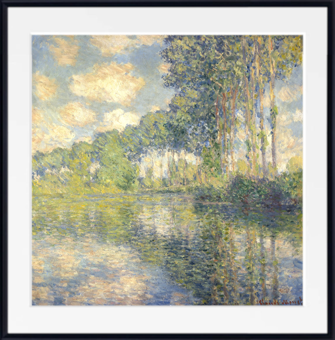 Poplars on the Epte (1891), Claude Monet Prints 