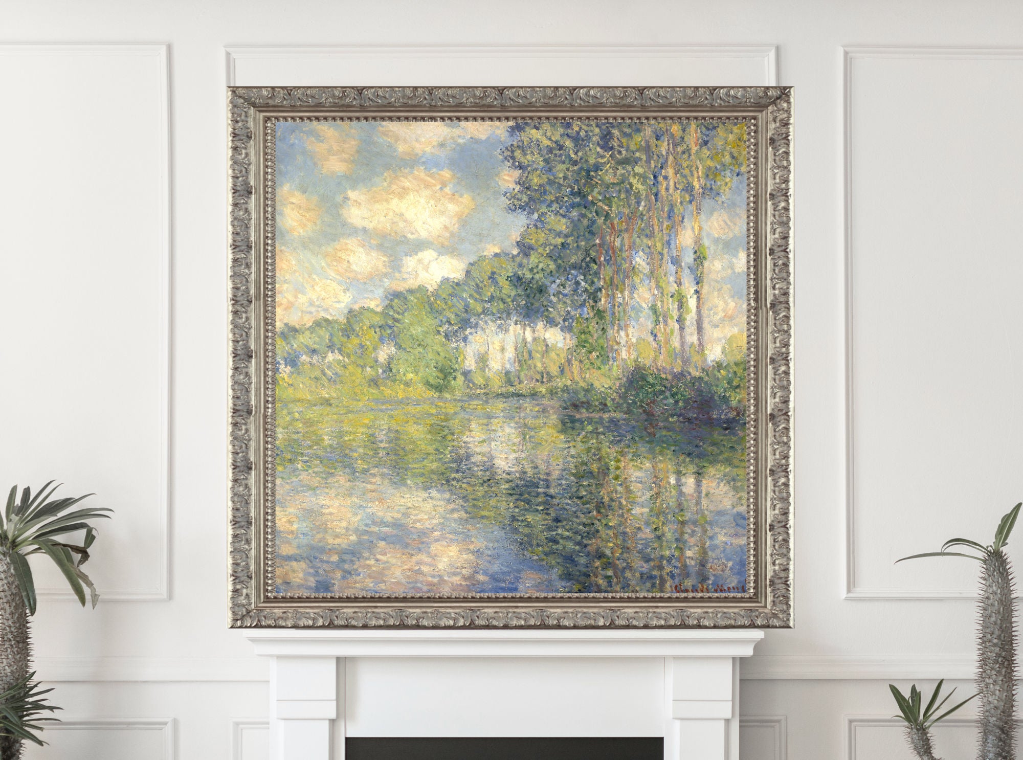Poplars on the Epte (1891), Claude Monet Prints 
