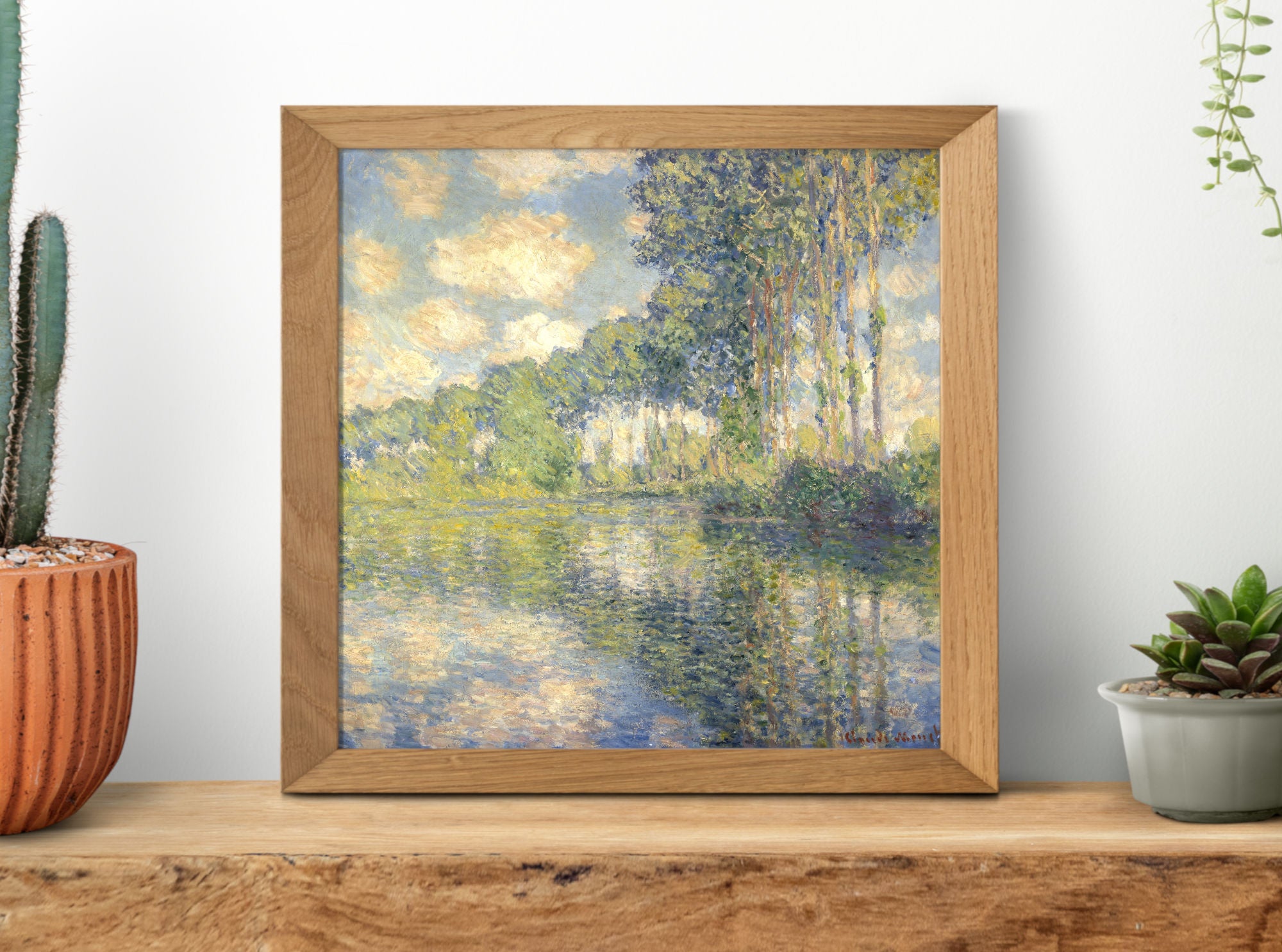 Poplars on the Epte (1891), Claude Monet Prints 