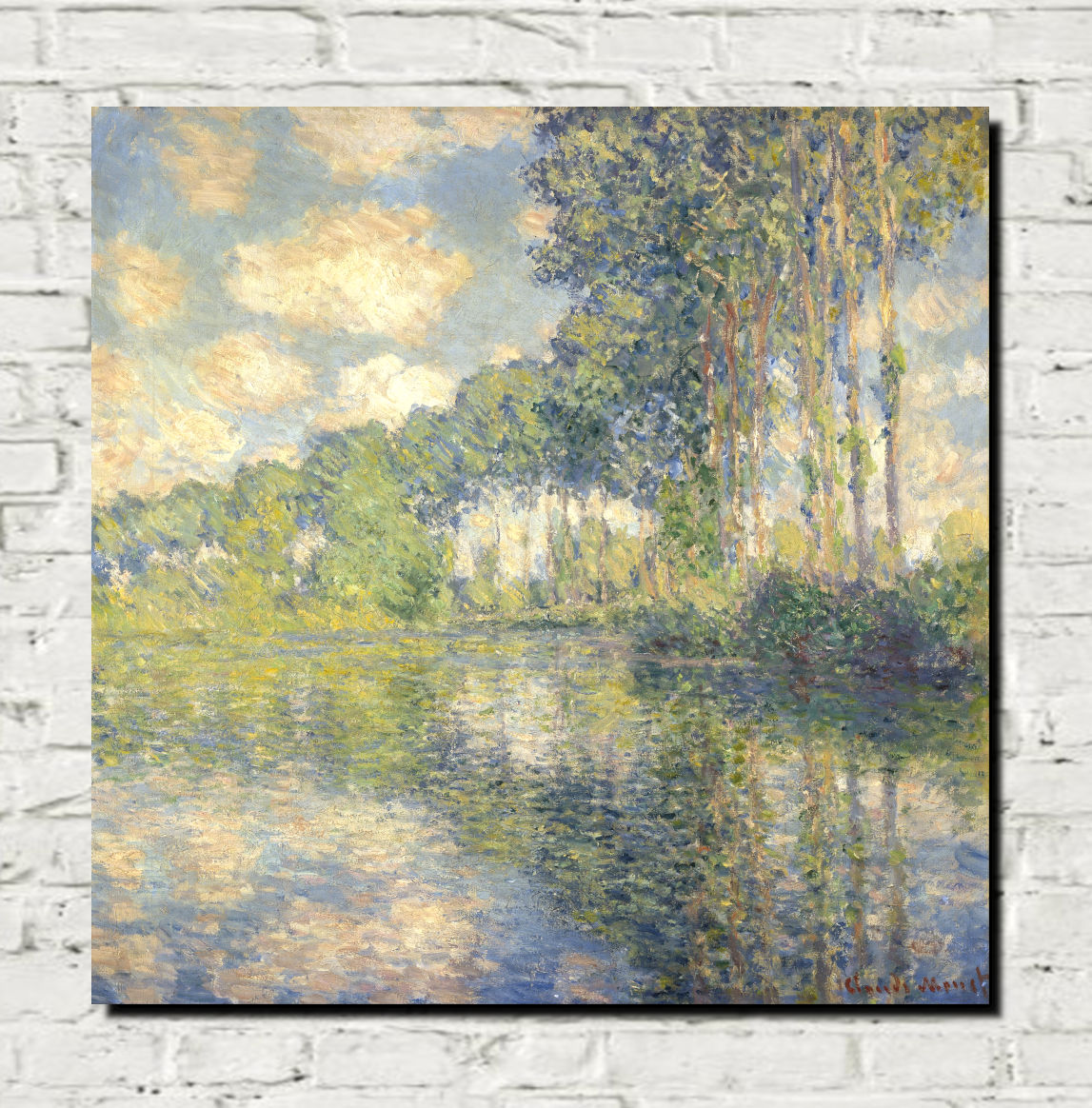 Poplars on the Epte (1891), Claude Monet Prints 