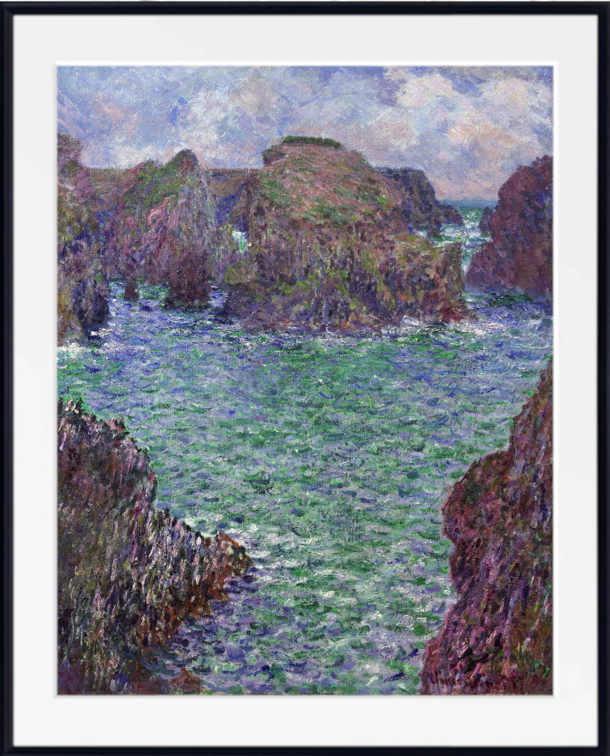 Claude Monet Fine Art Print, port-goulphar belle-île