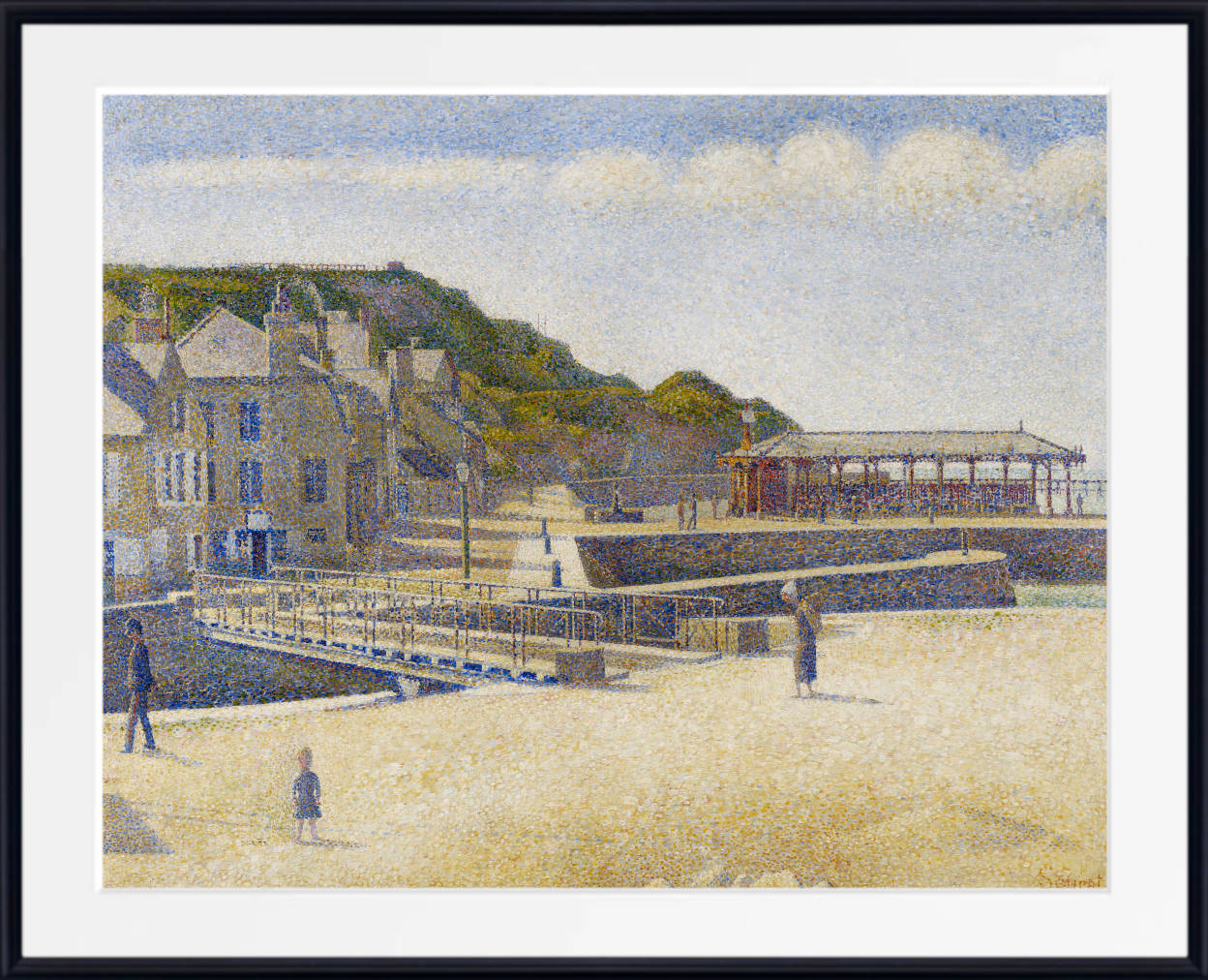 Georges Seurat Print : Port-en-Bessin (1888)