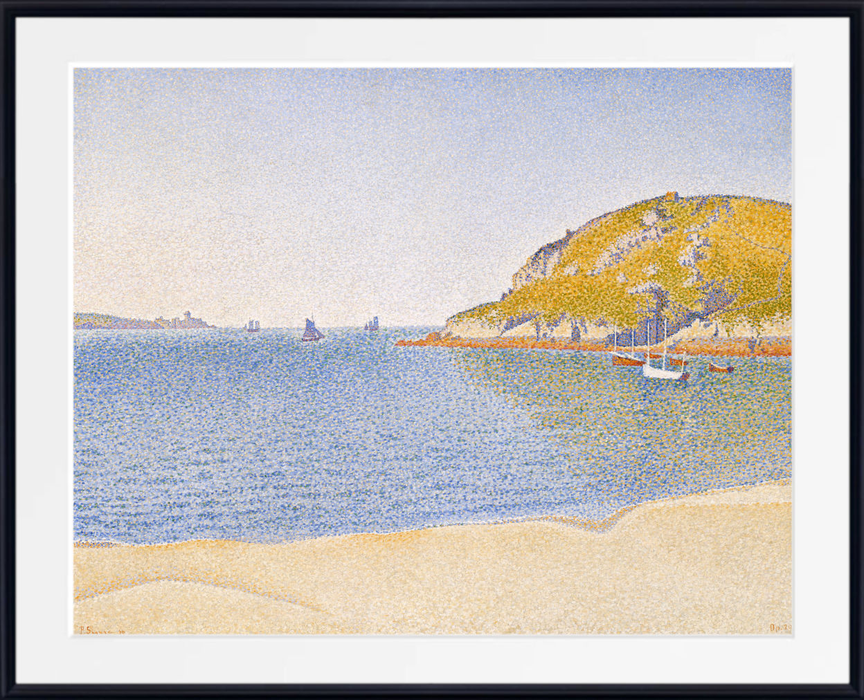 Paul Signac Fine Art Print, Port of Saint-Cast