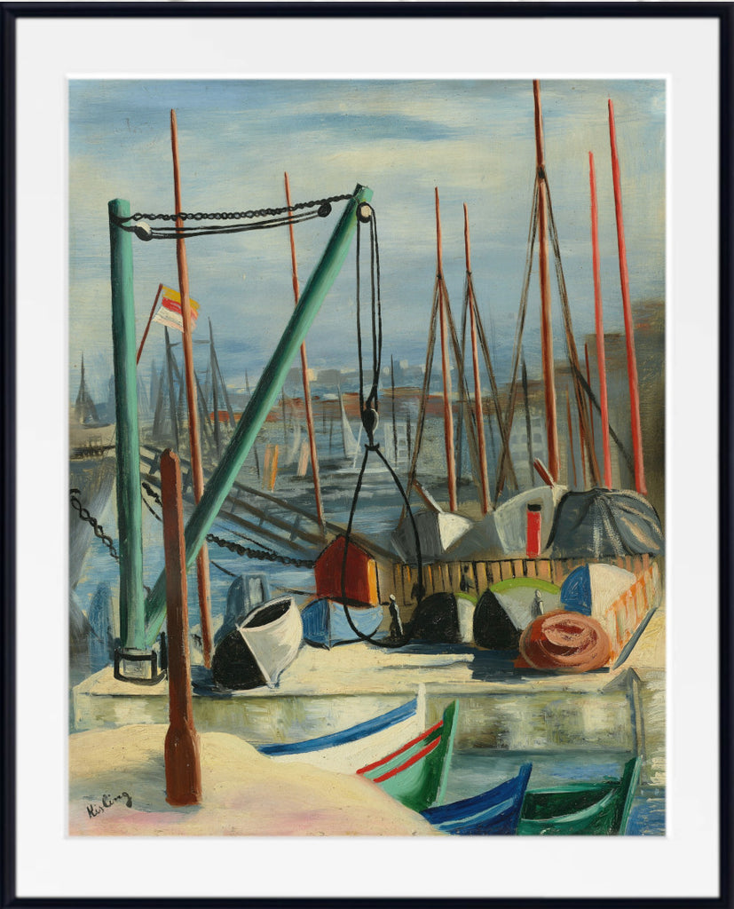 Port de Marseille (1930) by Moise Kisling