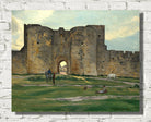 Porte de la Reine at Aigues-Mortes (1867), Frederic Bazille
