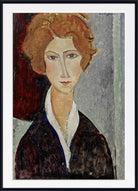 Amedeo Modigliani Wall Art Print : Portrait De Femme (c. 1917)