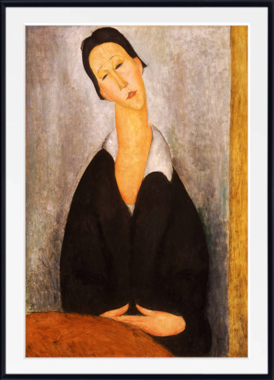 Amedeo Modigliani Wall Art Print : Portrait Of A Polish Woman