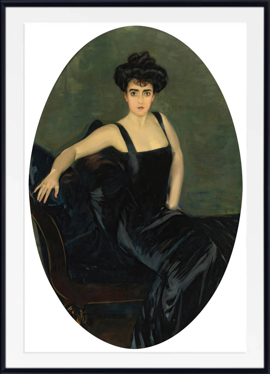 Joaquín Sorolla Print, Portrait Of Mrs. Esperanza Conill De Zanetti (1909)