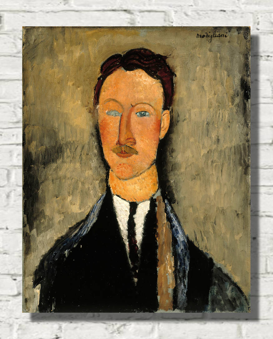 Amedeo Modigliani Print, Portrait Of The Artist Léopold Survage (1918)