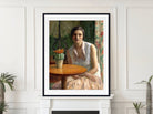 Portrait of a Woman (with Cactus) (1930) by Frederick Carl Frieseke, Gallery Quality Prints from GalleryThane