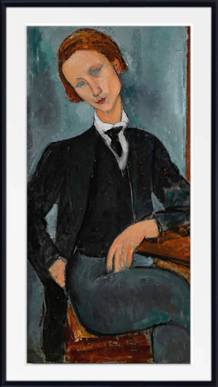 Amedeo Modigliani Wall Art Print, Portrait de Baranowski