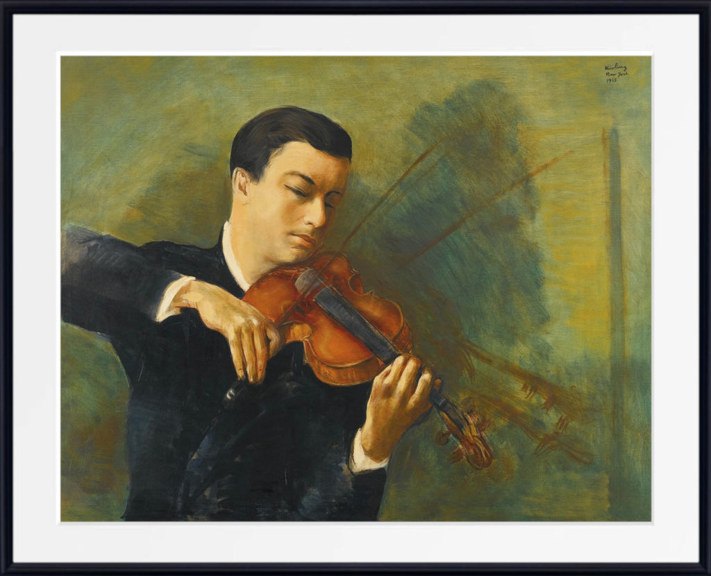 Portrait of the violinist Milstein (1945) by Moise Kisling