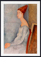 Amedeo Modigliani Wall Art Print : Portrait of Jeanne Hébuterne (1918)