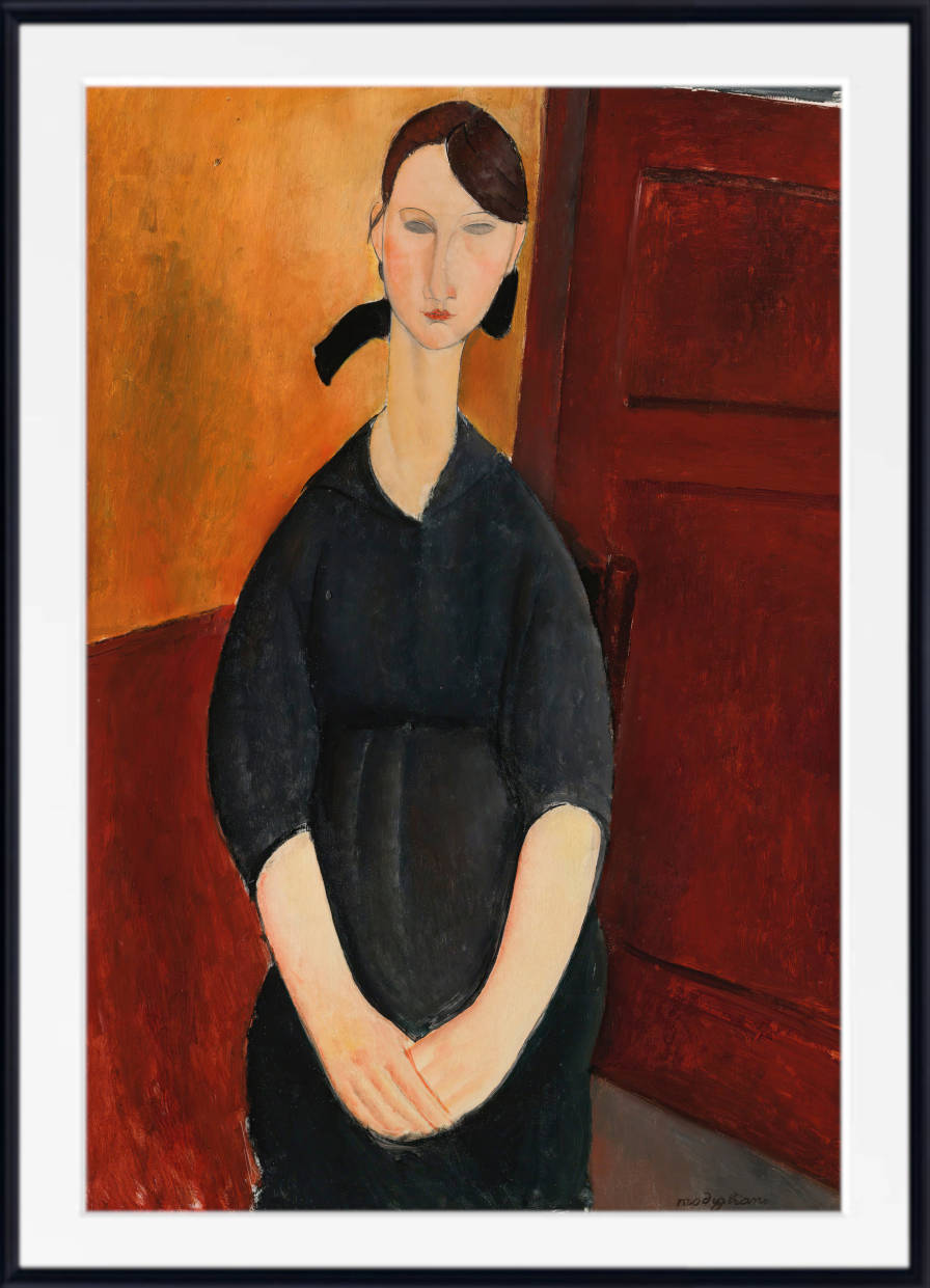 Amedeo Modigliani Wall Art Print : Portrait of Paulette Jourdain (1919)