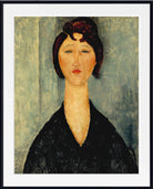 Amedeo Modigliani Wall Art Print, Portrait of a Young Woman (1918)