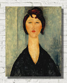 Amedeo Modigliani Wall Art Print, Portrait of a Young Woman (1918)