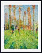 Henri Martin Print, Sunny meadow with poplars