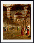 Jean-Léon Gérôme Fine Art Print : Prayer in the Mosque