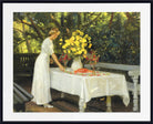 Michael Ancher Print, Preparing lunch